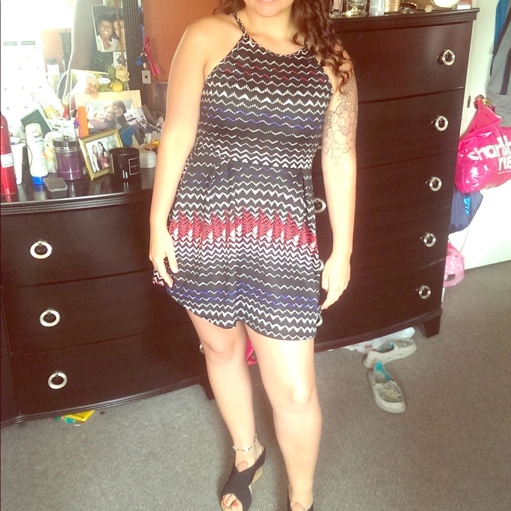 Black/white dress perfect for summer event/wedding